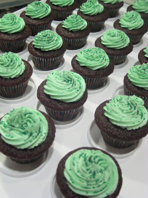 Chocolate Stout Cupcakes with Bailey's Irish Cream Frosting