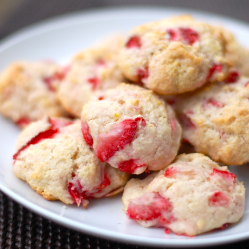 Orangeberry Shortcake Cookies